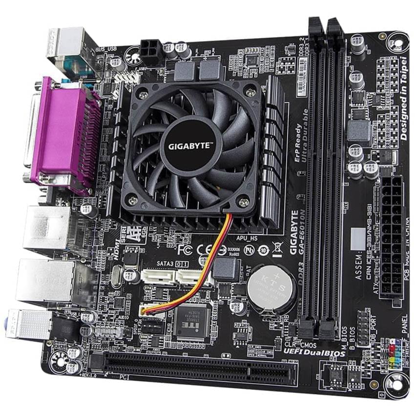 Motherboard Y Micro Gigabyte Ga-E6010n Ddr3 Mini-Itx